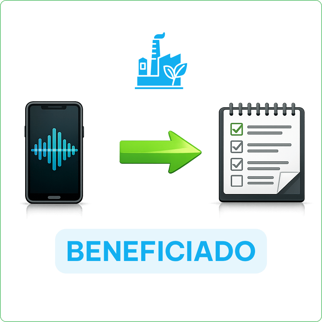 Descripción a partir de audio – Beneficiado