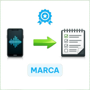Descripción a partir de audio – Marca