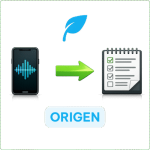 Descripción a partir de audio – Producción – Origen