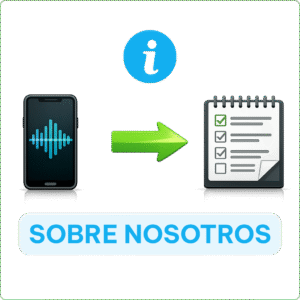 Descripción a partir de audio – Sobre nosotros
